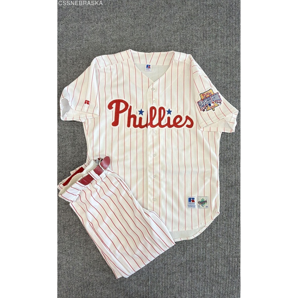 Vintage 1996 Philadelphia Phillies All-Star Game Jersey Pants Russell 48 XL